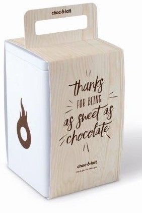 Giftbox "Thank You" - 9 Choc-o-lait sticks