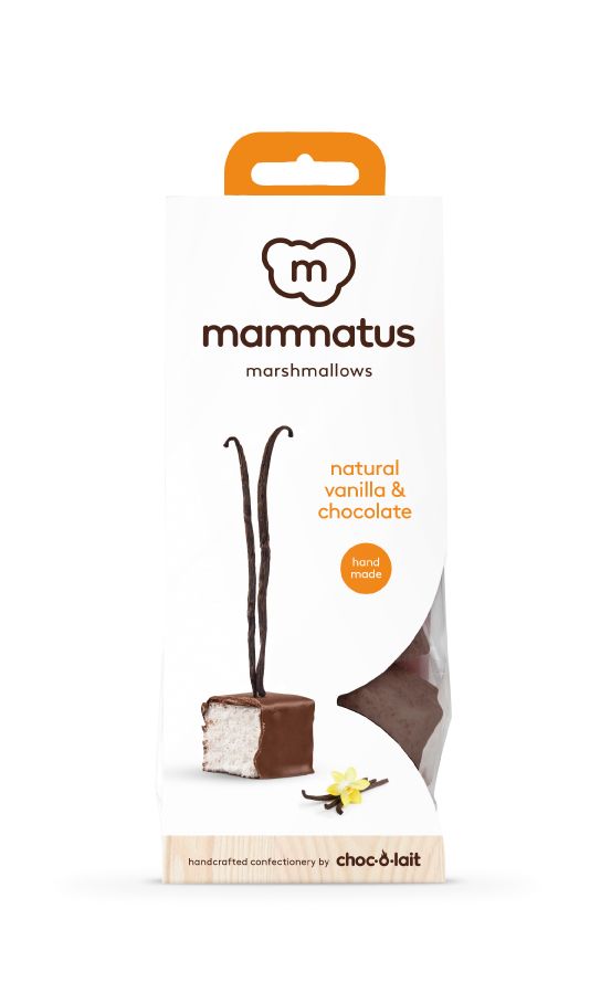Marshmallows NATURAL VANILLA Milk Chocolate Covered